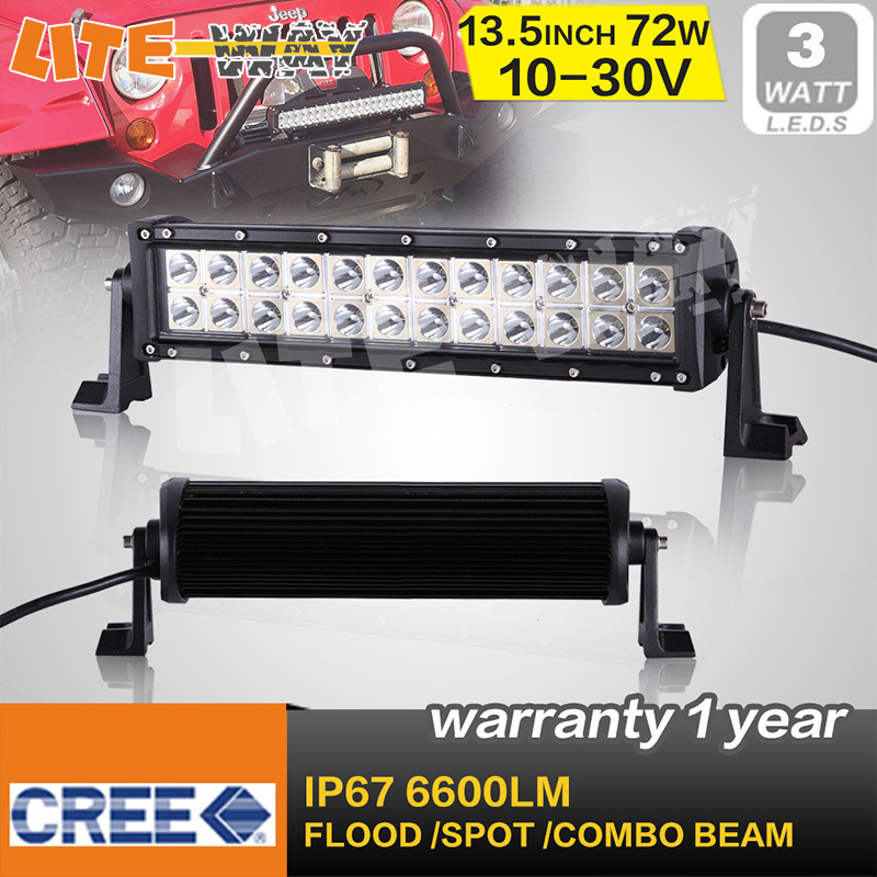 liteway廠傢直銷 13.5英寸72wCREE LED長條越野車燈 工作燈工廠,批發,進口,代購
