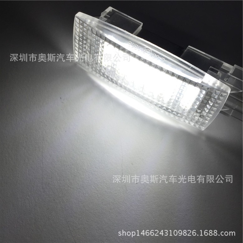 批發大眾VW高爾夫GOLF4/5LED3528燈芯高亮白光化妝鏡燈遮陽板燈工廠,批發,進口,代購