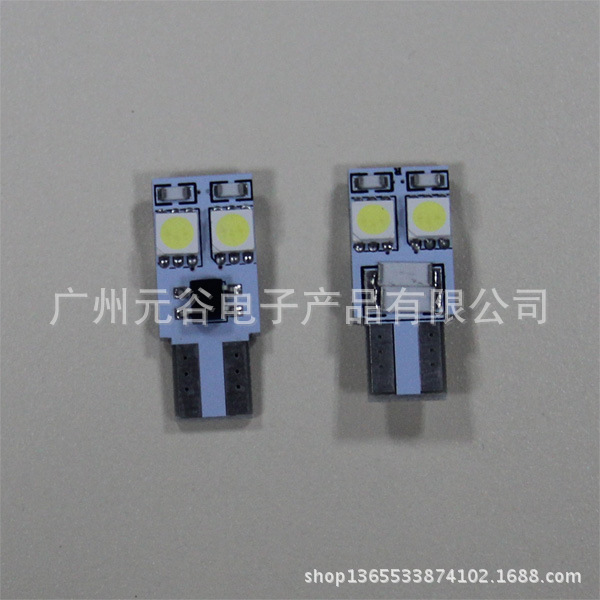 廠傢直銷T10 4SMD 5050 LED解碼 示寬燈LED機表燈 車頂燈 夜行燈工廠,批發,進口,代購