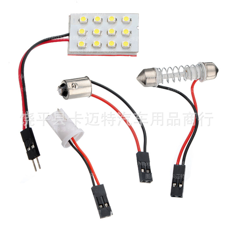 工廠直銷 LED車頂燈 3528/1210 12smd 麵板T10 BA9S Festoon 12V工廠,批發,進口,代購