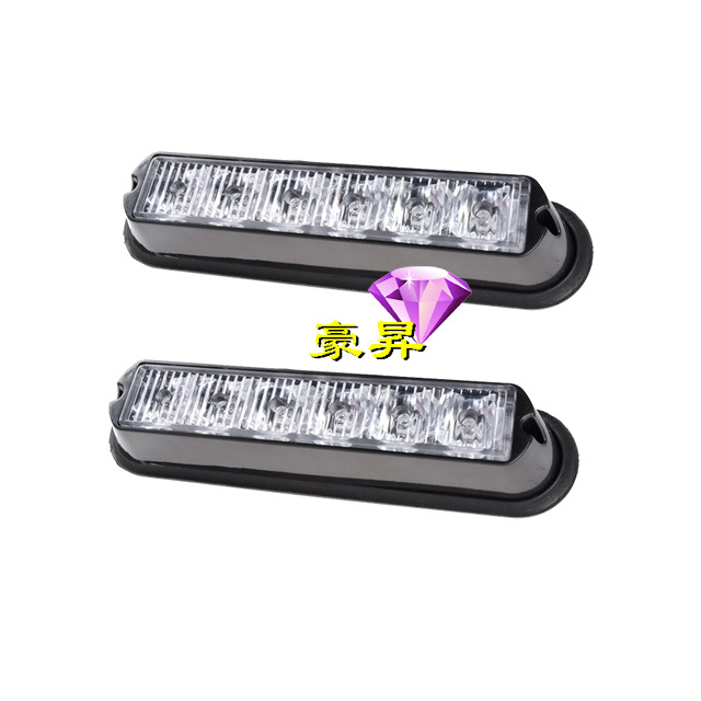 外貿熱銷現貨1X 6LED爆閃燈  大功率側邊燈1W中網爆閃燈 直銷工廠,批發,進口,代購