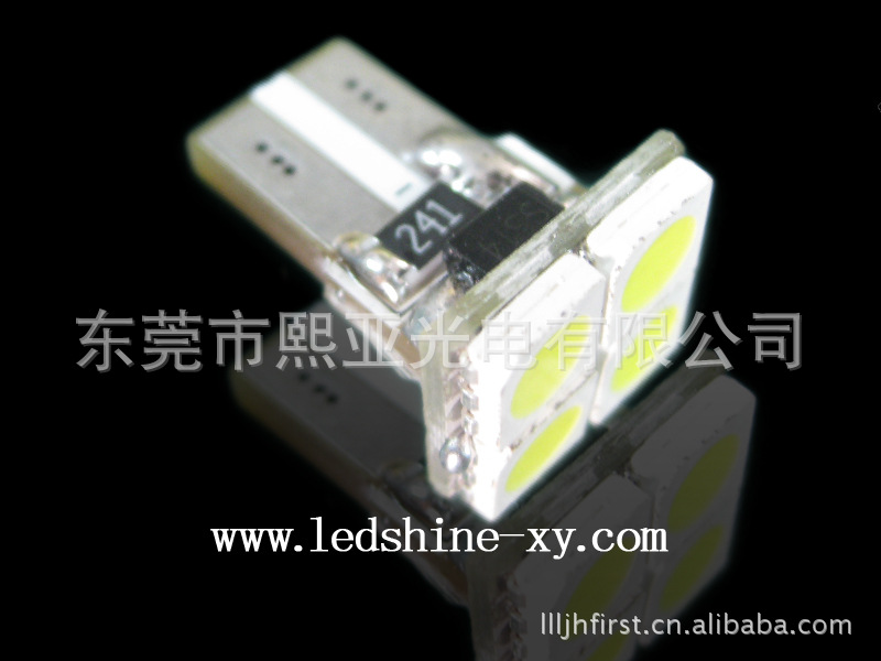 led汽車燈、T10 汽車燈、T10機表燈、LED Auto Light (T10-4SMD)工廠,批發,進口,代購