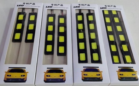汽車LED日行燈大功率超薄防水 COB芯片超亮LED日間行車燈 改裝燈工廠,批發,進口,代購