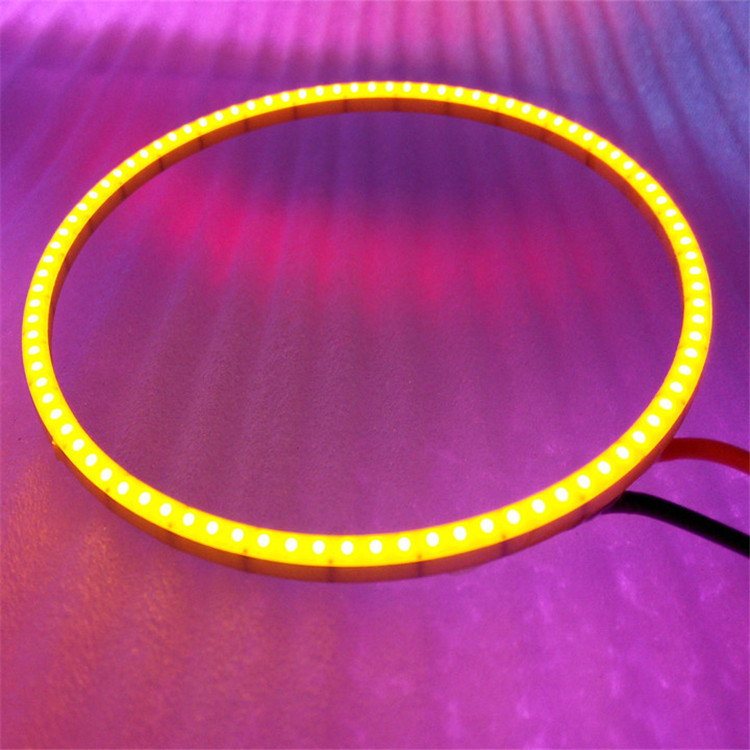 廠傢直銷大量供應LEDф60黃光超亮天使眼(帶電源加5元)LT60YC工廠,批發,進口,代購