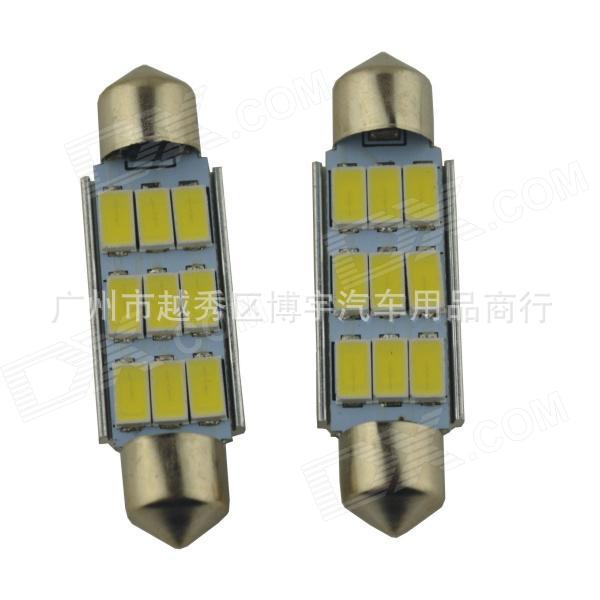 熱銷 41mm雙尖5630/5730-9smd9led閱讀燈後備箱燈車廂燈鋁件散熱工廠,批發,進口,代購