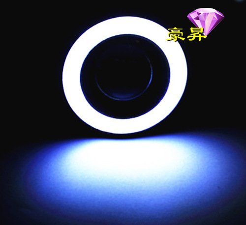 3.5寸天使眼霧燈30W大功率LED COB霧燈透鏡改裝魚眼霧燈日行燈工廠,批發,進口,代購