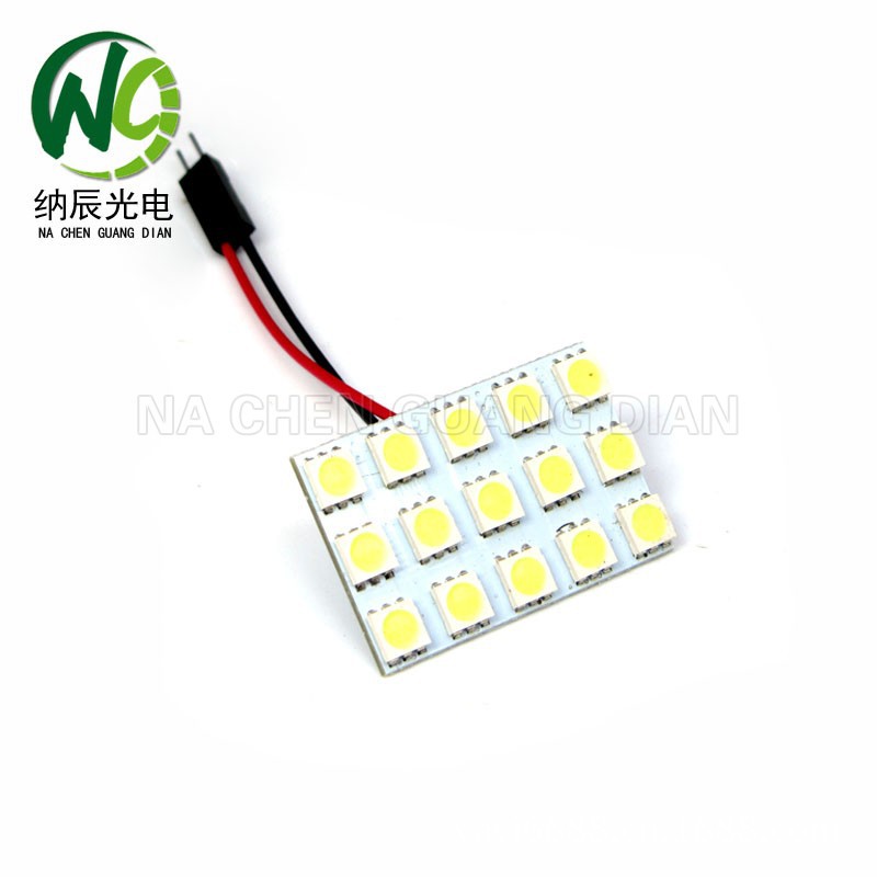 汽車LED閱讀燈 5050 15SMD 車頂燈 車廂燈 室內燈 5050 15SMD工廠,批發,進口,代購