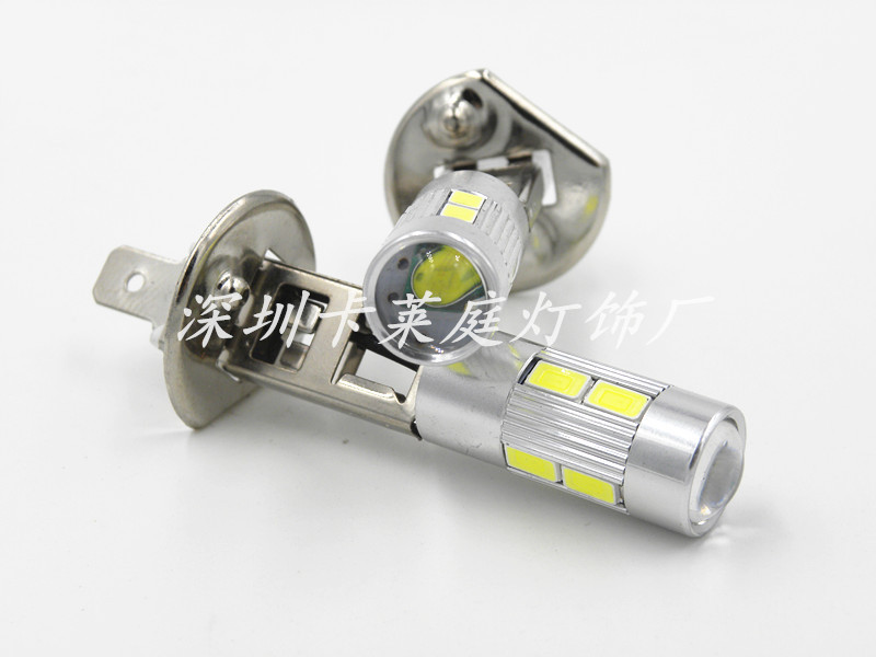 熱銷 H1 H3 5630-8smd+1cree超亮led霧燈尾燈大功率前霧燈 白色工廠,批發,進口,代購