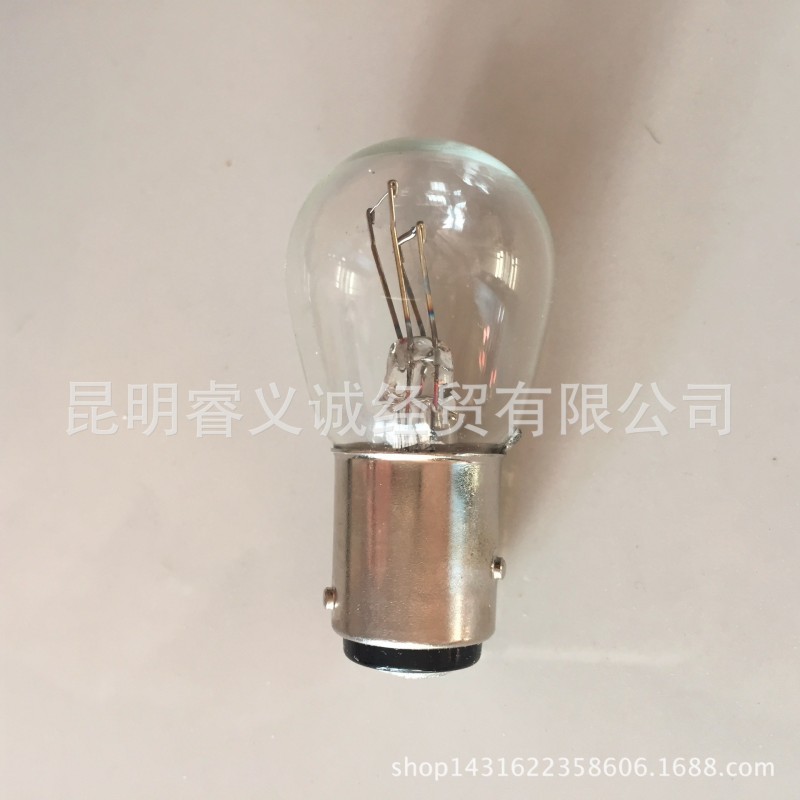 歐司朗 12V P21/4W . BAZ15d 7225 雙腳高低歪腳指示燈泡工廠,批發,進口,代購