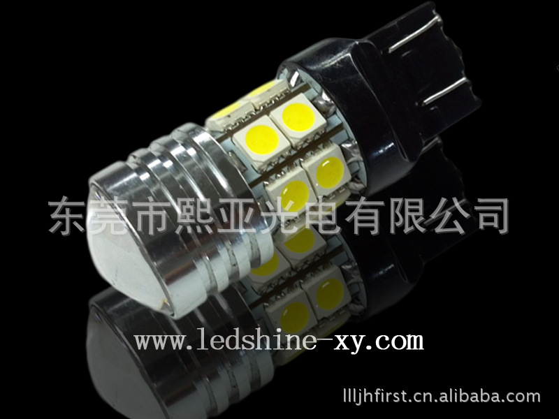 led汽車燈 led car lightT20-14smd 5050 3芯片+1hp cree 5w led工廠,批發,進口,代購