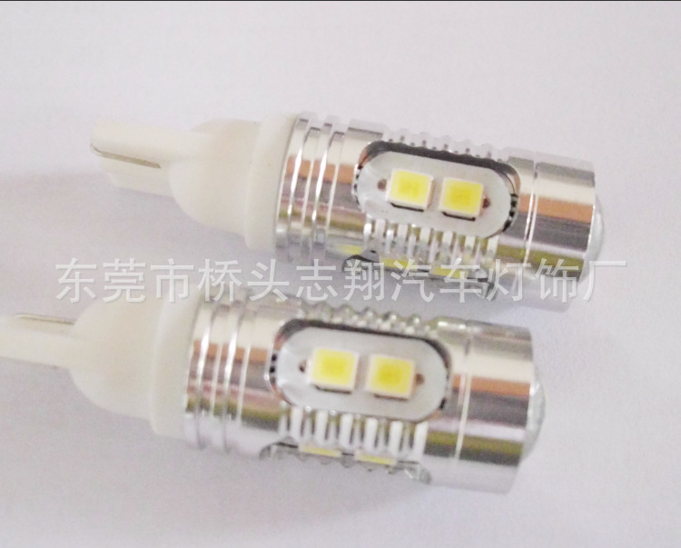 車燈改裝T10-10SMD-2835寬壓10-30V 代替CREE XBD 帶透鏡聚光工廠,批發,進口,代購