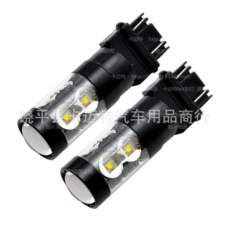 工廠直銷T25 3157 50W 10SMD CREE汽車大功率LED燈 剎車燈 行車燈工廠,批發,進口,代購