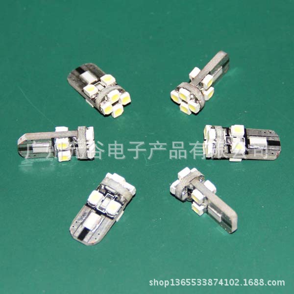 T10 8SMD 1210貼片 解碼燈 canbus防報警 LED板插 示寬燈 牌照燈工廠,批發,進口,代購