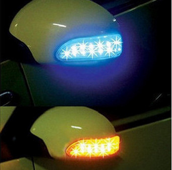 汽車LED燈轉向燈改裝燈 後視鏡防撞條防撞燈 一對裝FG-36工廠,批發,進口,代購