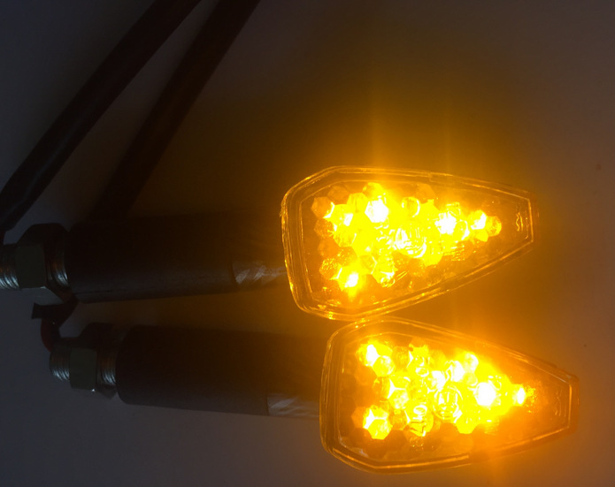 摩托車改裝配件小黃帽LED通用轉向燈街跑方向燈超亮轉彎燈特價工廠,批發,進口,代購