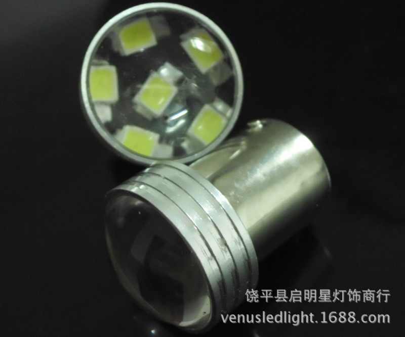 汽車led轉向燈S25 1156/1157 2835 6SMD 帶透鏡轉向燈角燈倒車燈工廠,批發,進口,代購