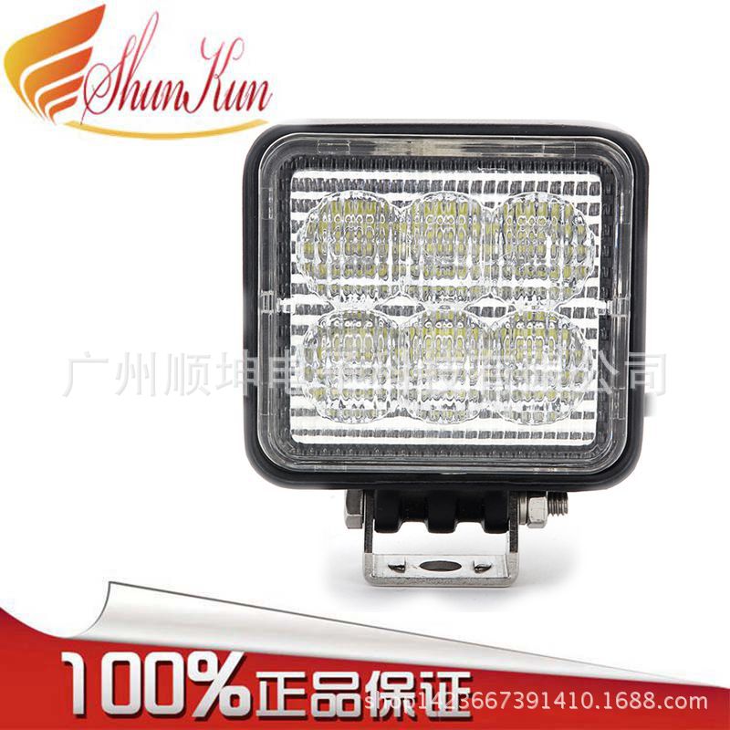 18W LED工作燈 叉車燈 越野燈 農用機械/摩托改裝燈工廠,批發,進口,代購