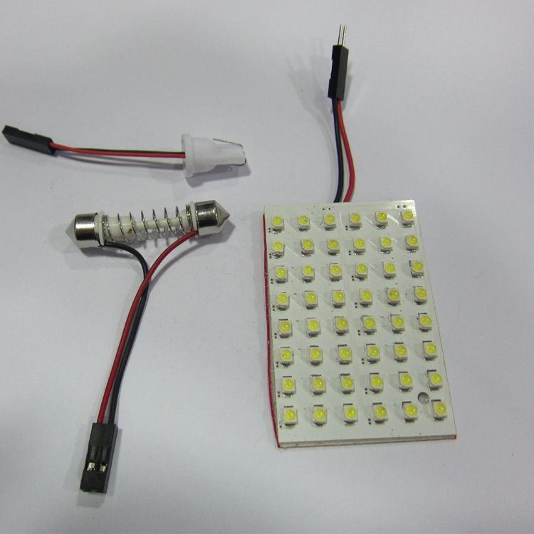 通用雙尖LED車頂燈1210 48LED汽車燈板/室內車頂燈/閱讀燈車頂燈工廠,批發,進口,代購