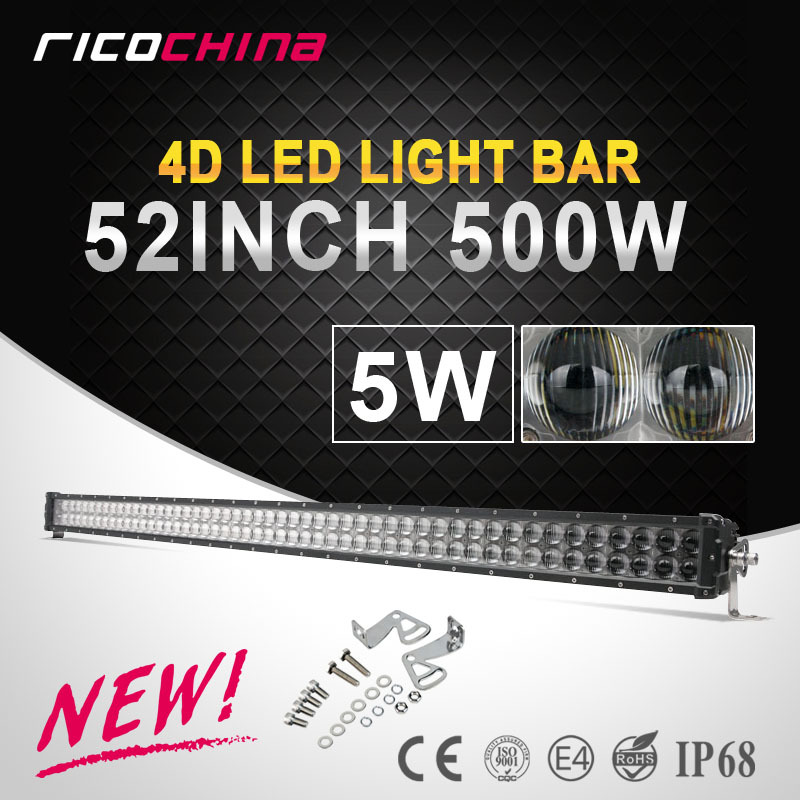 32寸500W 4D聚光汽車燈 車頂燈 歐司朗LED長條燈 led light bar工廠,批發,進口,代購