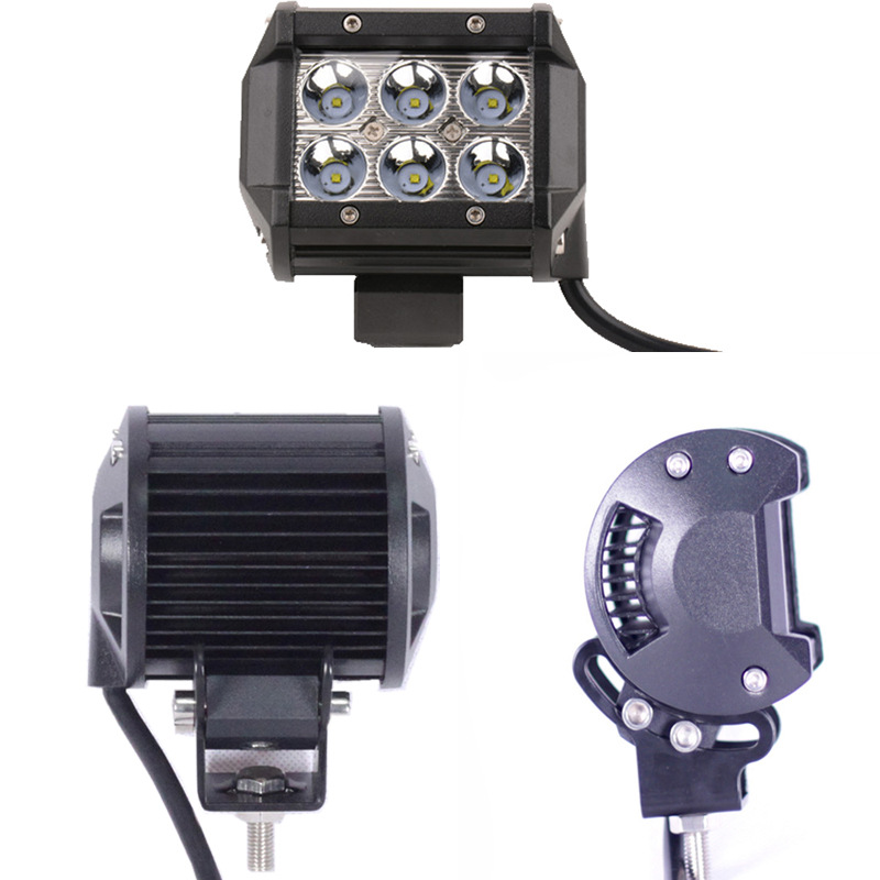 LED越野射燈 18WLED工作燈 工程照明 檢修燈 汽車改裝燈 批發工廠,批發,進口,代購