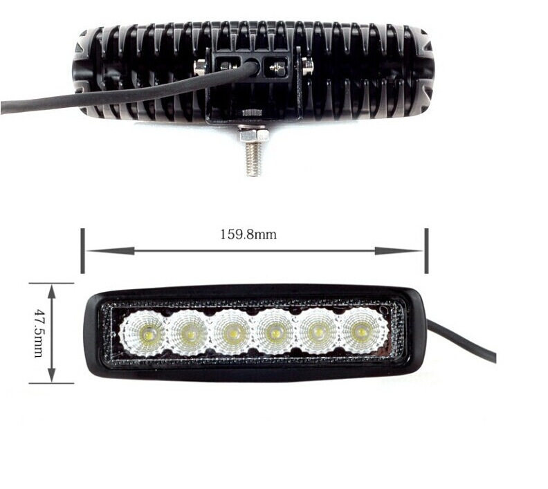 爆款18W LED工作燈, LED長條燈,車頂燈,越野燈.檢修燈工廠,批發,進口,代購