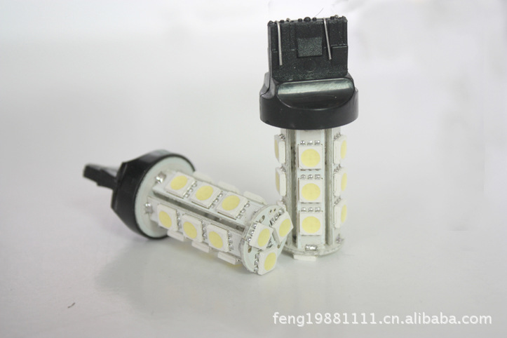 LED汽車燈 本田轉向燈 7443剎車燈 T20-5050-18SMD 7440倒車燈工廠,批發,進口,代購