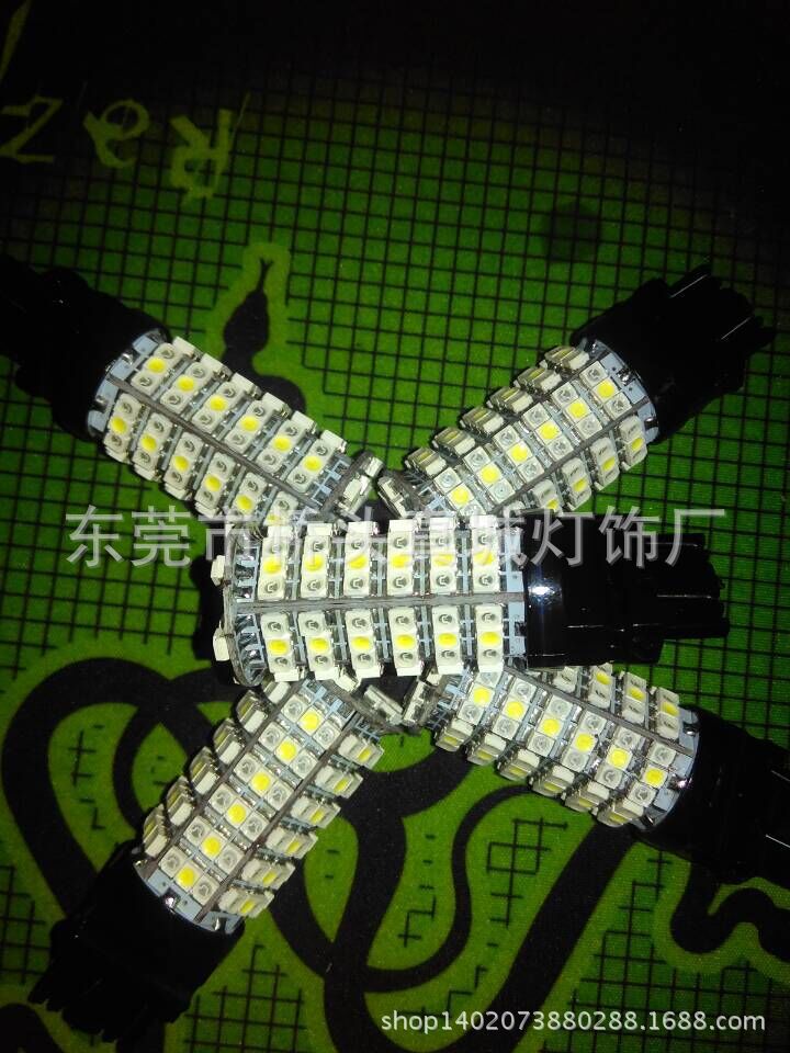 新款低價銷售LED 車燈  3157   120燈雙色3528貼片剎車燈工廠,批發,進口,代購