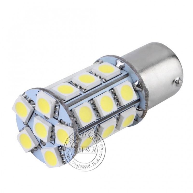 汽車LED S25 1156 5050 27smd 汽車倒車燈/轉向燈/車尾燈 1157工廠,批發,進口,代購