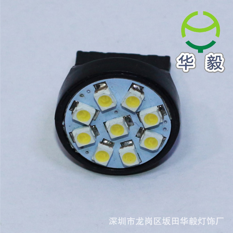 批發黑色殼T20-9SMD-3528剎車燈led汽車燈貨車摩托車燈工廠,批發,進口,代購