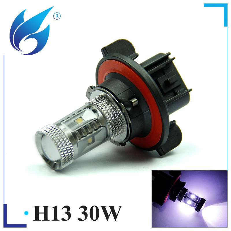 汽車LED大功率霧燈H13車燈CREE 30W 6SMD led燈泡 霧燈30W 前照燈工廠,批發,進口,代購