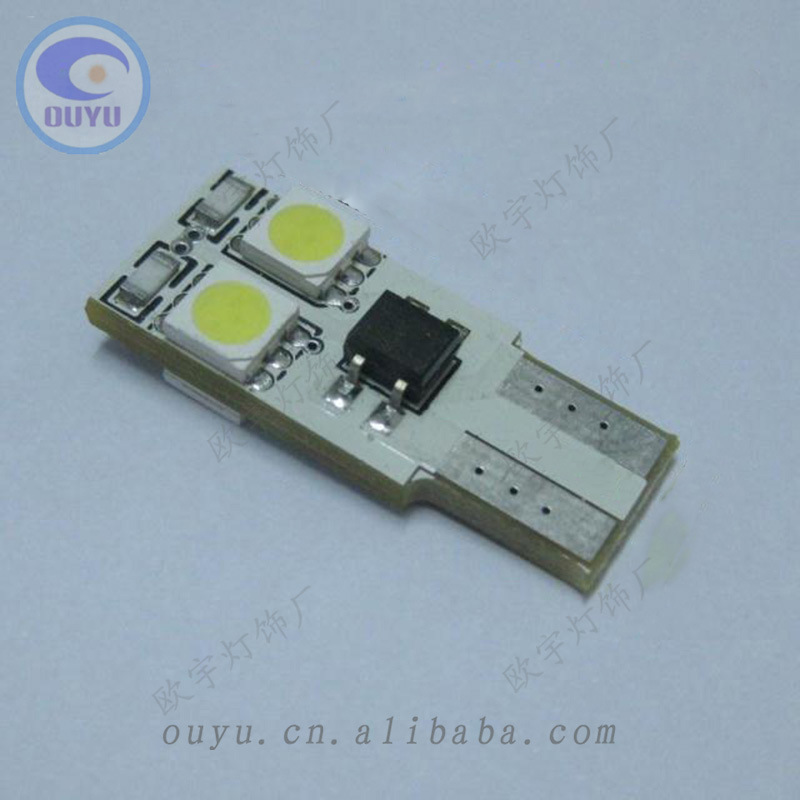 歐宇 T10扁插5050-4SMD  CANBUS汽車LED檢測燈 電腦檢測報錯專用工廠,批發,進口,代購