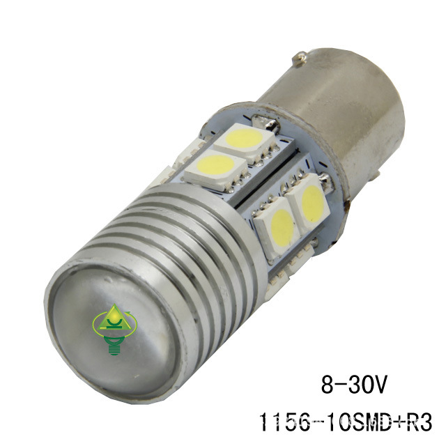 CREE燈珠 10SMD5050加R3 1156 單觸點 P21W PY21W 汽車轉向燈工廠,批發,進口,代購