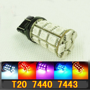 T20 5050貼片27SMD LED高亮剎車燈 W21/5W燈泡 高亮燈片批發・進口・工廠・代買・代購