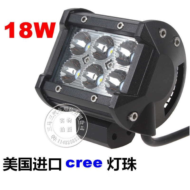 現貨直銷 18W led工作燈 科瑞CREE LED長條射燈 高亮越野車頂燈工廠,批發,進口,代購