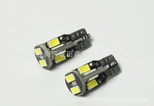 示寬燈 T10 5630 10SMD 解碼10燈 汽車LED燈工廠,批發,進口,代購