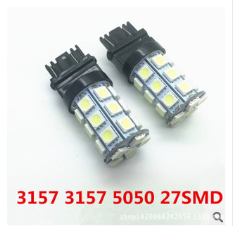 廠傢直銷 3156-3157-T20-T25 27SMD 5050 倒車燈 轉向燈 剎車燈工廠,批發,進口,代購