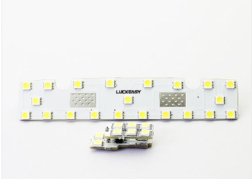 [低配]斯柯達晶銳專車專用LED閱讀燈雙尖車頂燈原裝位解碼車內燈工廠,批發,進口,代購