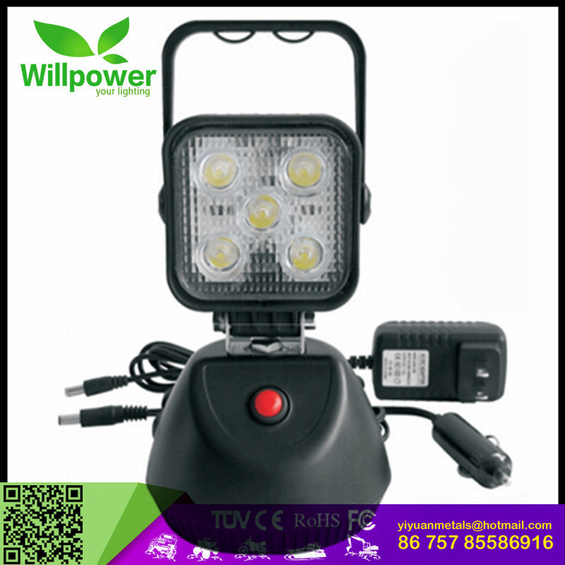 15w LED工作燈 方形工程機械檢修燈 LED作業燈可選聚光/泛光 防水工廠,批發,進口,代購