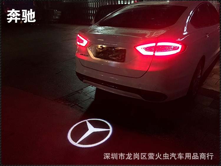 汽車投射LED激光尾燈汽車車尾LGOO燈鐳射照地燈汽車logo燈工廠,批發,進口,代購