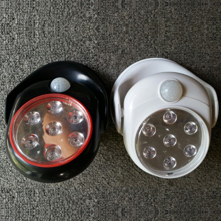 【廠傢供應】7 LED360度感應燈智能應急照明 夜晚自動感應燈工廠,批發,進口,代購