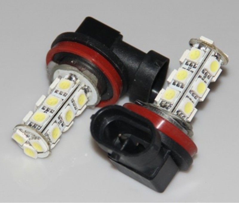 批發汽車前燈H11 H8 18smd 高亮5050改裝LED霧燈|前照燈|led大燈工廠,批發,進口,代購