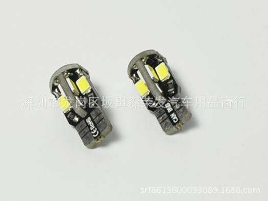 新款 高亮 示寬燈 T10 5630 10SMD 解碼10燈 汽車LED燈工廠,批發,進口,代購