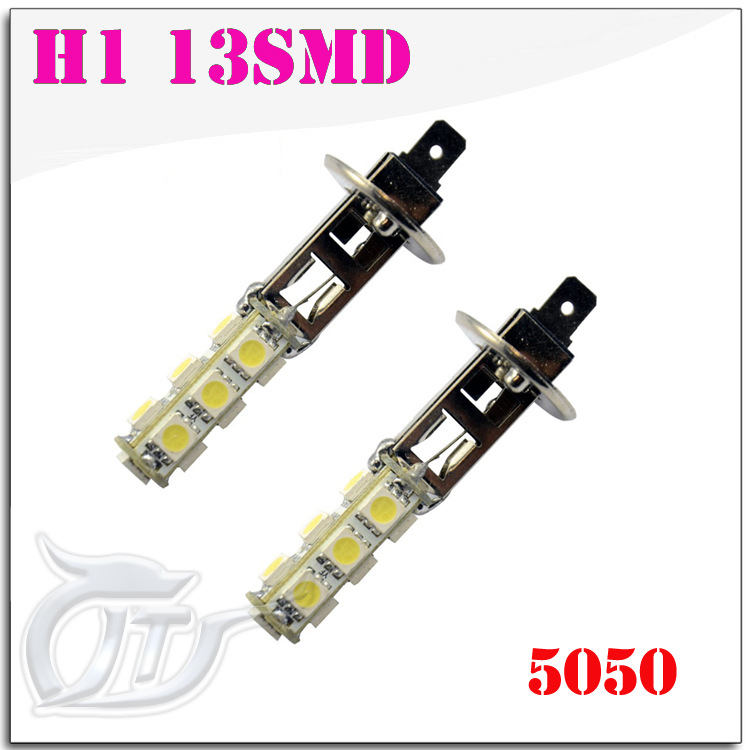 工廠直銷 超亮LED車燈 汽車led燈 H1 5050 13SMD led霧燈 防霧燈工廠,批發,進口,代購