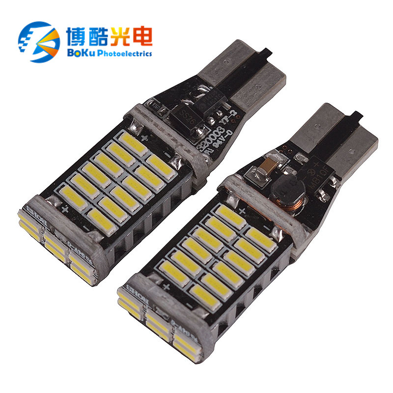 汽車LED改裝T15倒車燈 超超亮T15-4014-30SMD T15流氓倒車燈泡工廠,批發,進口,代購