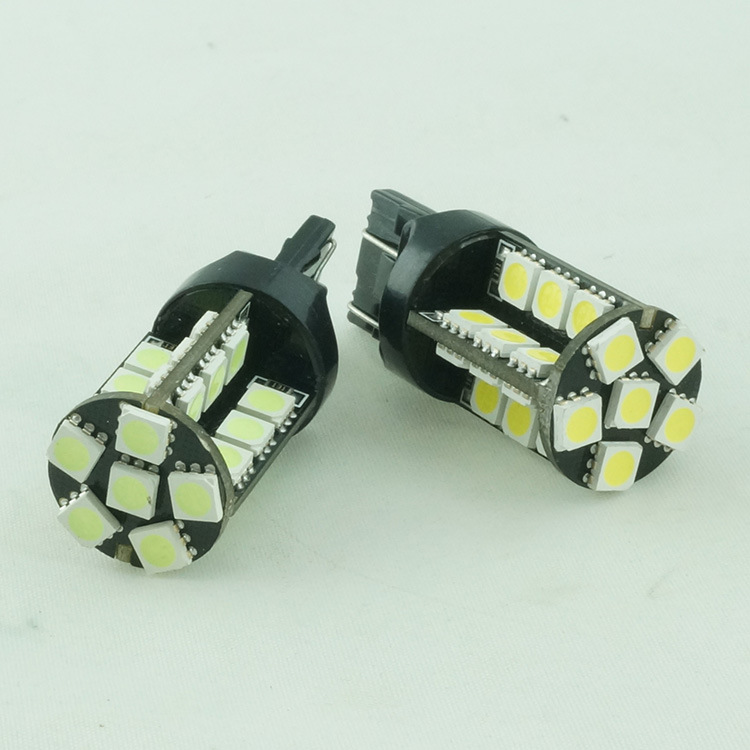 7440/7443汽車LED剎車轉向燈 5050SMD-30顆燈珠 帶解碼汽車燈泡工廠,批發,進口,代購