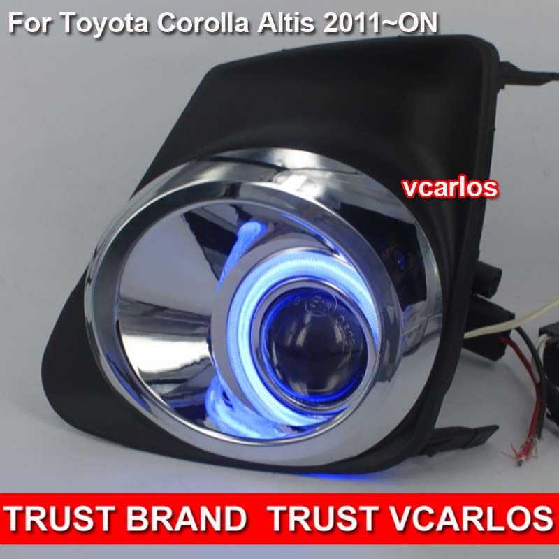 High Quality Angel Eyes TOYOTA COROLLA Fog Lamp 2011工廠,批發,進口,代購