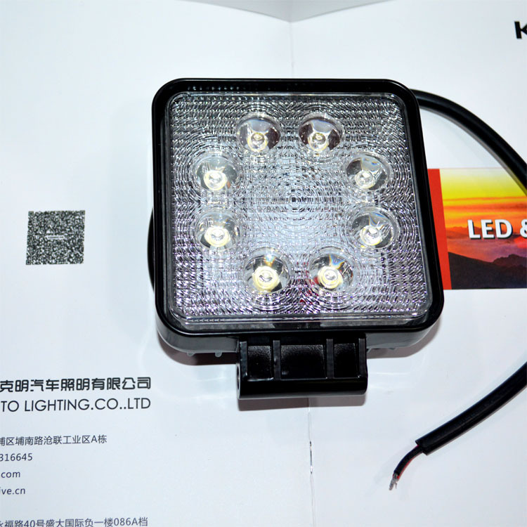 LED工作燈 越野車燈 工程檢修燈 叉車燈 led work lamp 24W工廠,批發,進口,代購