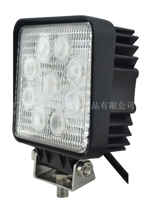 27W ledworklight 越野車燈/LED前杠燈/LED倒車燈/LED射燈工廠,批發,進口,代購