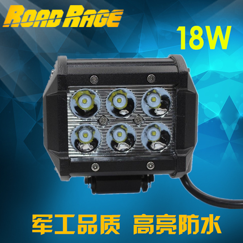 現貨直銷 18W led工作燈 科瑞CREE LED長條射燈 高亮越野車頂燈工廠,批發,進口,代購