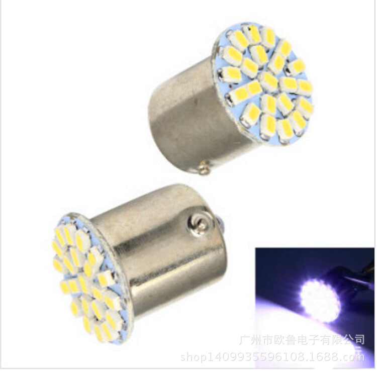 熱銷汽車LED轉向燈倒車燈剎車燈高亮1156-1206-22LED/3020-22SMD工廠,批發,進口,代購